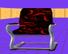 (AL)Black N Red Chair