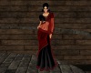 {CC} Red & Black Gown
