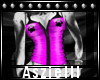 {A3}Lace-up BMagenta Paw