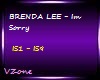 BRENDA LEE-Im Sorry