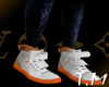 F. Orange/g L.V sneakers