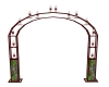 crimison red candle arch