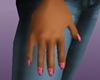 mio.pink nail small hand
