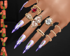 Lilac Nails & Ring