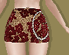 Red Velvet Belt Skirt