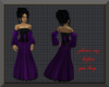 GP Purple goth dress