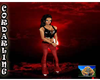 Red Jeans W/belt