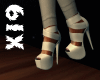 6v3| Hot White Heels
