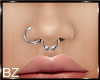 [bz] 2 Ring Nose R SLV