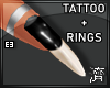 !E! Aima II Tattoo+Rings