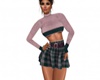Sweater & Skirt Set Pink
