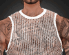 Sexy Net Whi Tank + Tatt
