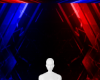 Blue red background