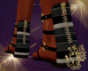 SM| Stripe Sandals - Blk