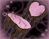! dirty heart chair <3