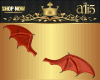 Devils Bat Wings Orange