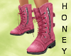 *h* Army Boots Pink