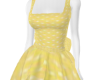 Nona Yellow Polka Dress