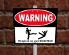 Warning or Boot-Sign