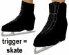 Black Ice Skates, male
