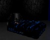 Silky Black&Blue Bed