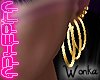 W° Cherry Gold Earrings