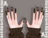 美 Fall Ribbon Nails