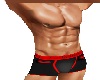 blk/red heart boxers