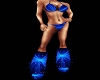 Rave Bikini+Boots blue