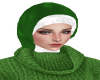 white n green Hijab