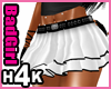 H4K Sassy Punk Skirt wht