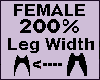 Leg Thigh Scaler 200% Fe