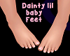 Kids Dainty real feet