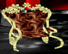 chocolate swirl chair