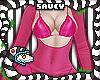 Sheer Dress Hot Pink