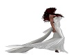 White Satin Wedding Gown