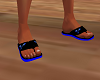 tiesto blue sandals