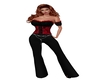 Red & Black Corset fit