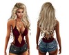 red lace full fit