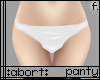 :a: White PVC Panty Und