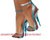 Chic Turquoise Heels