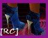 [RC]Blue suede boots