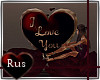 Rus: *V* heart/rose pose
