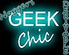 Geek Chic Text Light