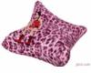 pink leopard cushion