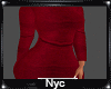 Red Suede Dress RXL