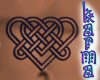 Abs Tattoo-Celtic Heart