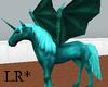 Turquoise Unicorn/pegasu