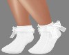 !R! White Bow Bootees