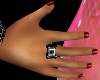 (AL)Red Nails Diamond L